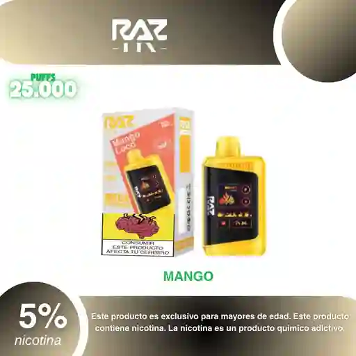 Vape Raz Ltx 25.000 Pufs, Mango Loco 5%