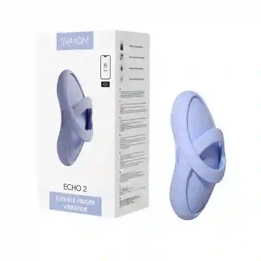 Vibrador De Dedo Echo 2 Azul Svakom