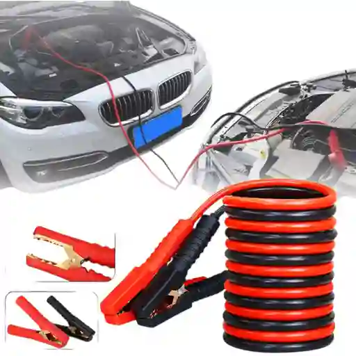 Cable Pasa Corriente De Carro Alta Potencia Portatil