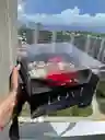 Corazón De Rosas Satinadas En Caja Transparente – Regalo Elegante Amor Y Amistad