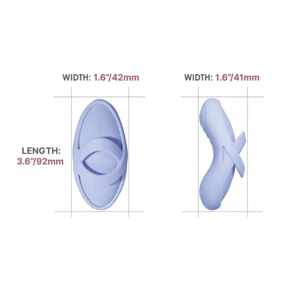 Vibrador De Dedo Echo 2 Azul Svakom