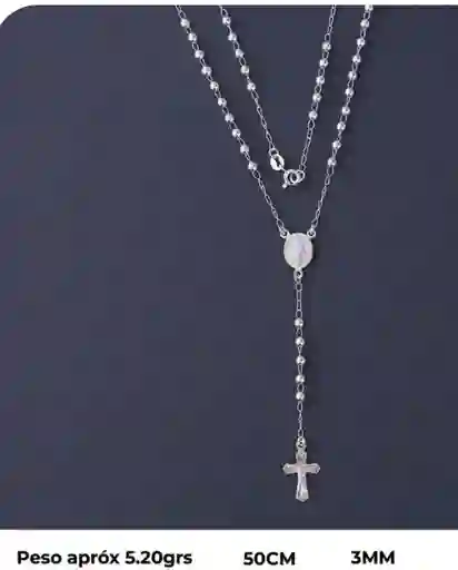 Camandula De La Milagrosa Plata 925 50cms