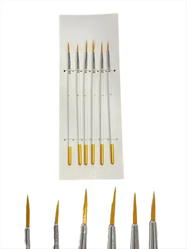 Set Pinceles # 0 X 6 Und Delineador