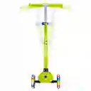 Patineta Primo Verde/azul Con Luces Led Globber
