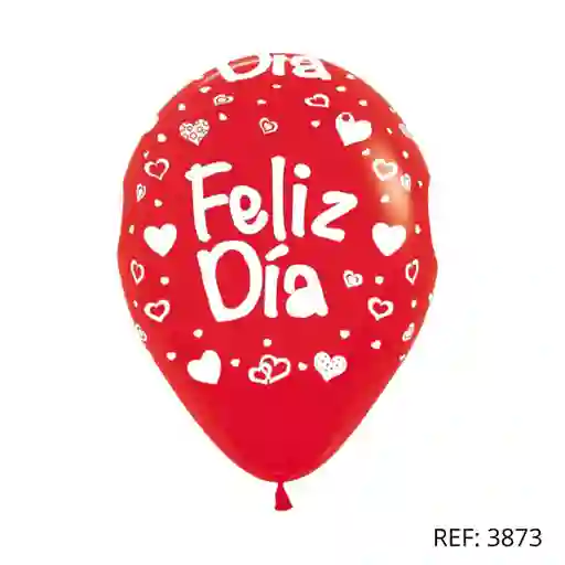 Globo Latex R12 Feliz Dia