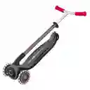 Master Light Black Red Patineta Con Luces Roja Y Negro