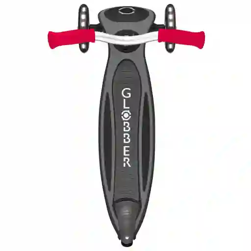 Master Light Black Red Patineta Con Luces Roja Y Negro