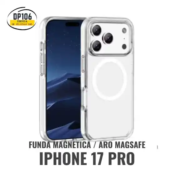 Iphone 17 Pro Funda / Space / Estuche Magnético Magsafe Transparente
