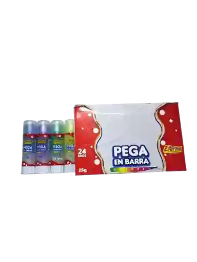 Pegante Barra 25 Gramos De Colores Eterna