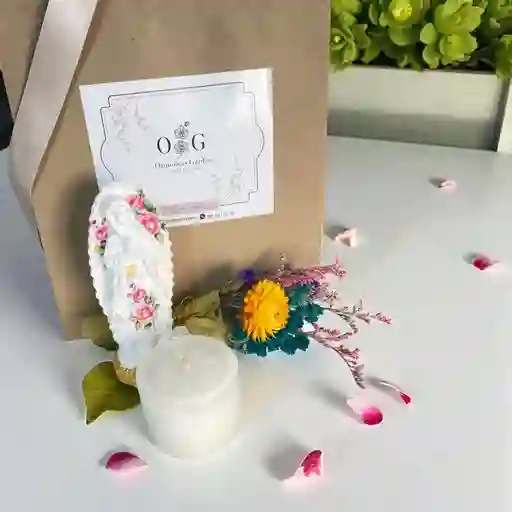 Kit Bendicion - 2 - Virgen 12 Cms
