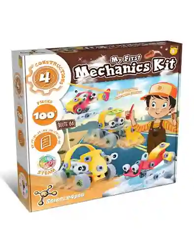 Mi Primer Kit De Mecánica 4 En 1 Ingeniería Para Mentes Curiosas