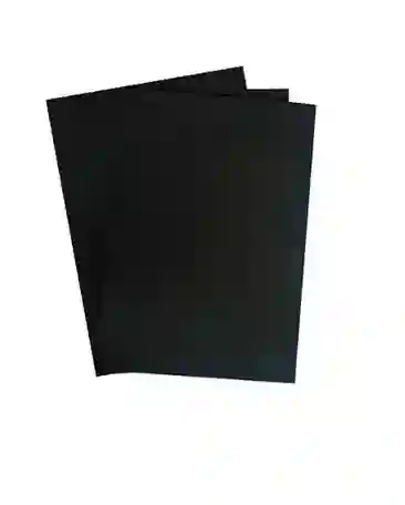 Cartulina Octavo Color Negro 170 Gm X 10 Uds
