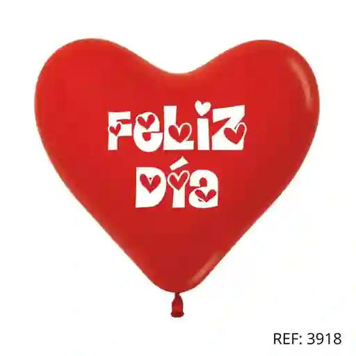 Globo Corazon R12 Feliz Dia