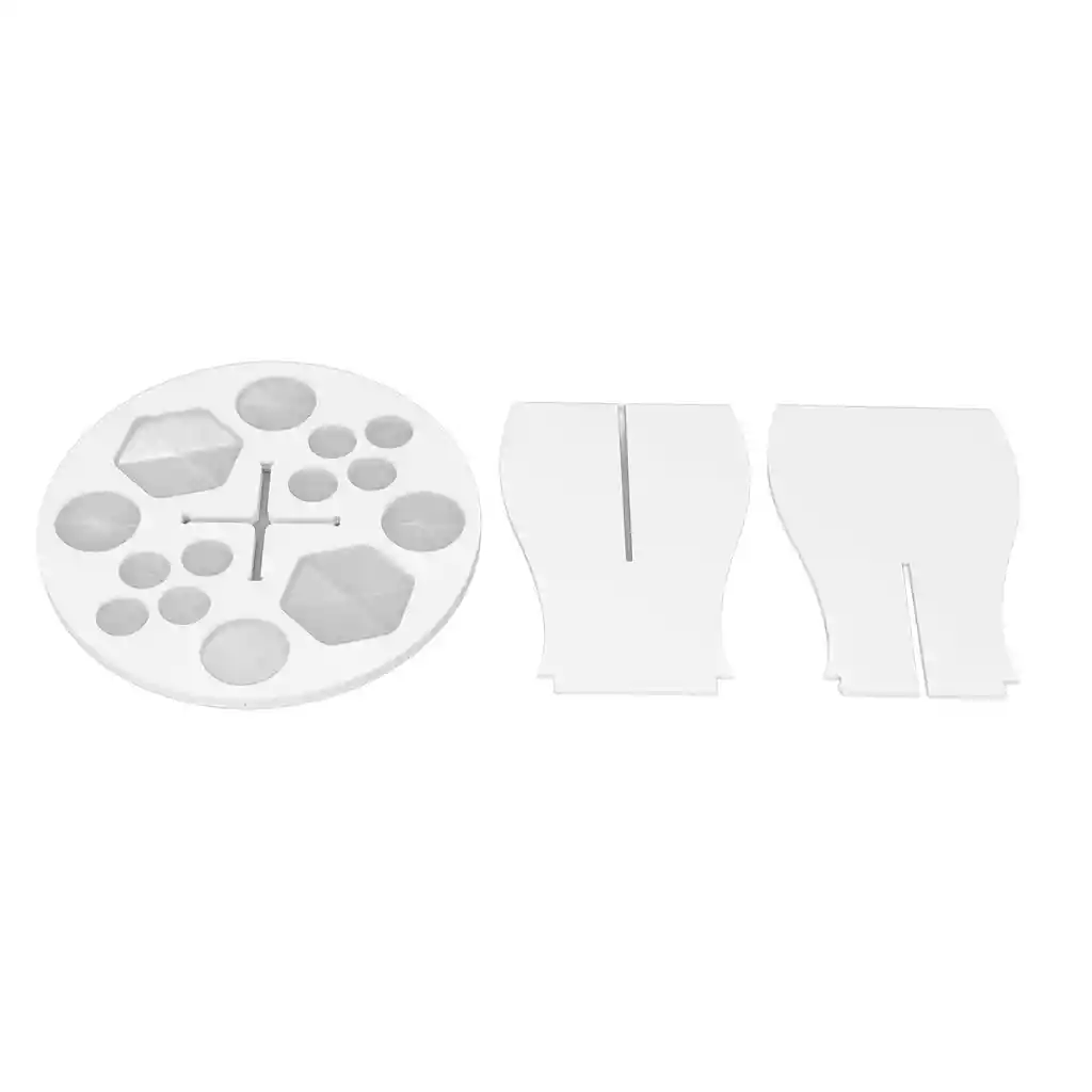 Soporte Para Secado De Brochas Blanco