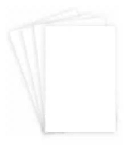 Cartulina Octavo Color Blanco X 10 Und