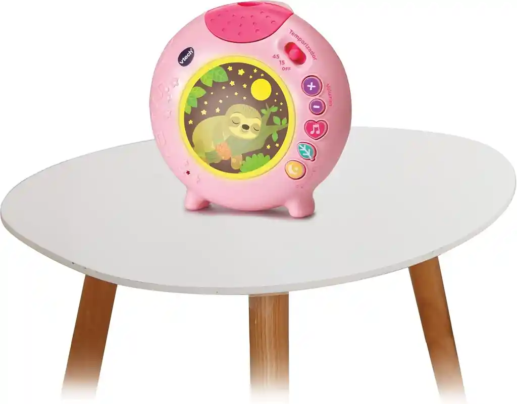 Juguete Bebé Proyector Portátil Cunas Luces Sonido Rosado Vtech