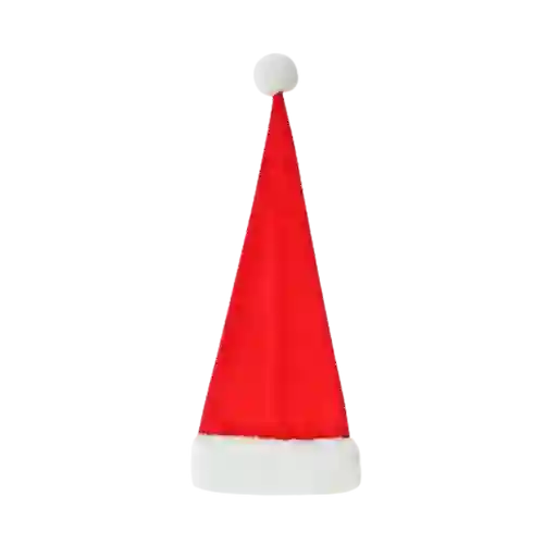 Gorro Navideño Navidad Rojo Extra Largo 84 Cm X1 Und