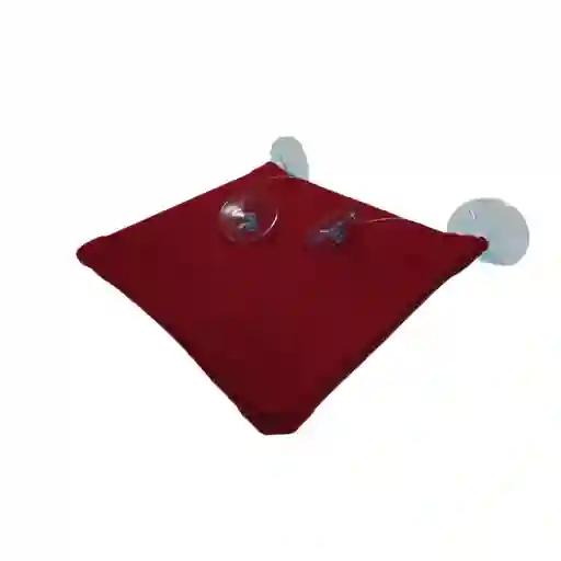 Cama Hamaca Para Gato 40 Cm X 40 Cm Vidrio Vinotinto