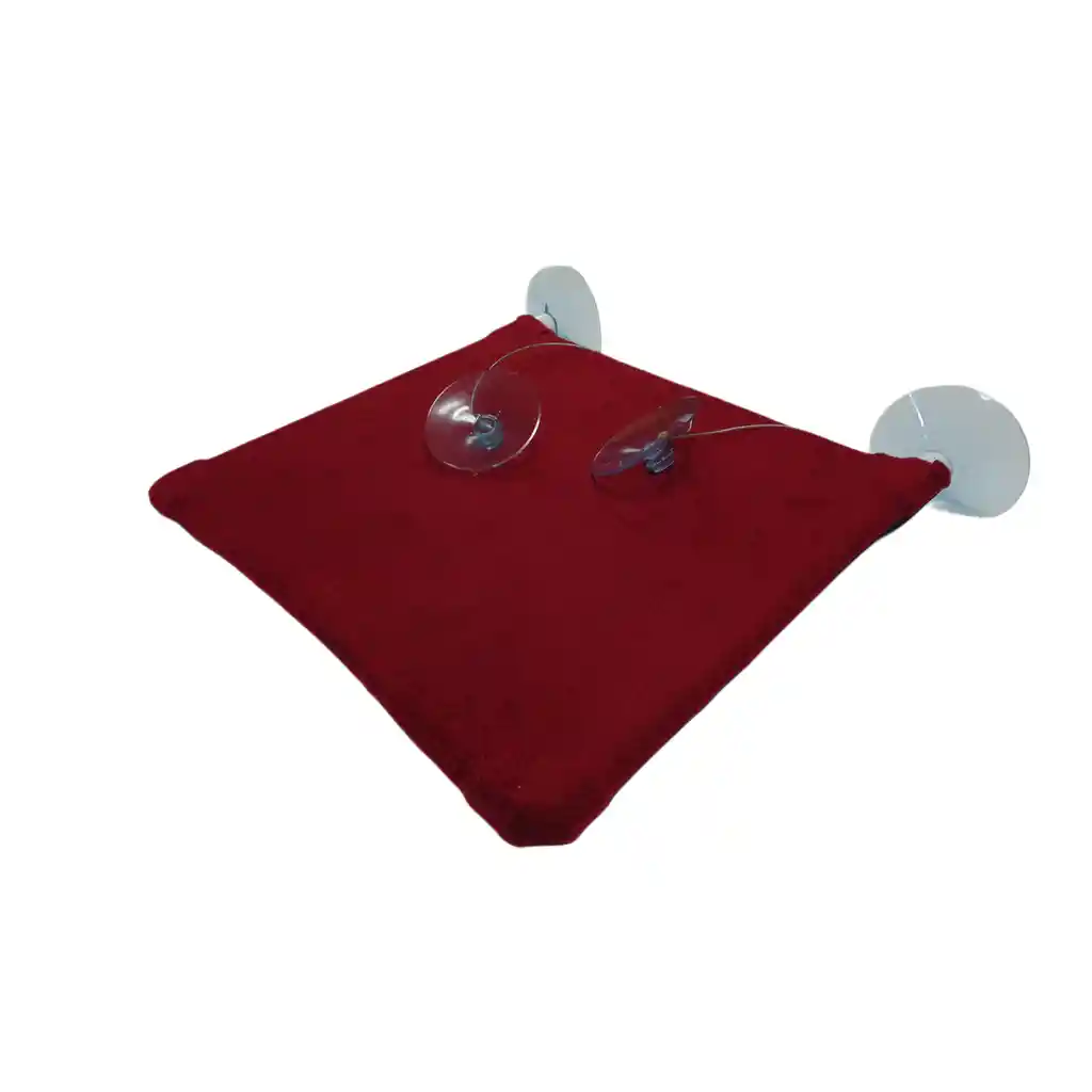 Cama Hamaca Para Gato 40 Cm X 40 Cm Vidrio Vinotinto