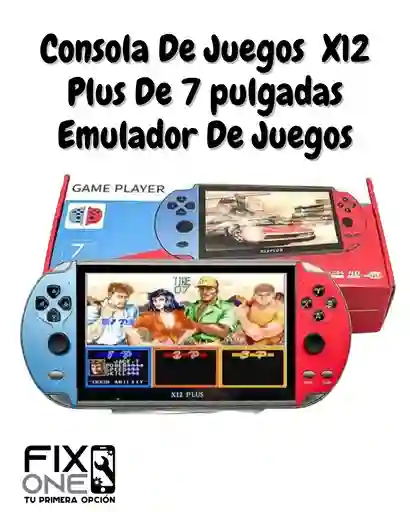 Consola De Juegos X12 Plus De 7 Pulgadas Emulador De Juegos