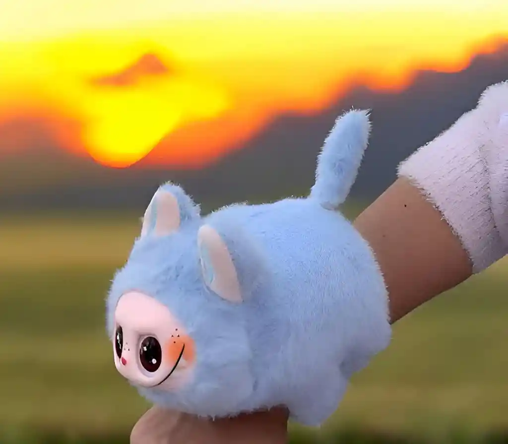 Labubu Manilla Peluche Canta, Alumbra Mueve La Cola