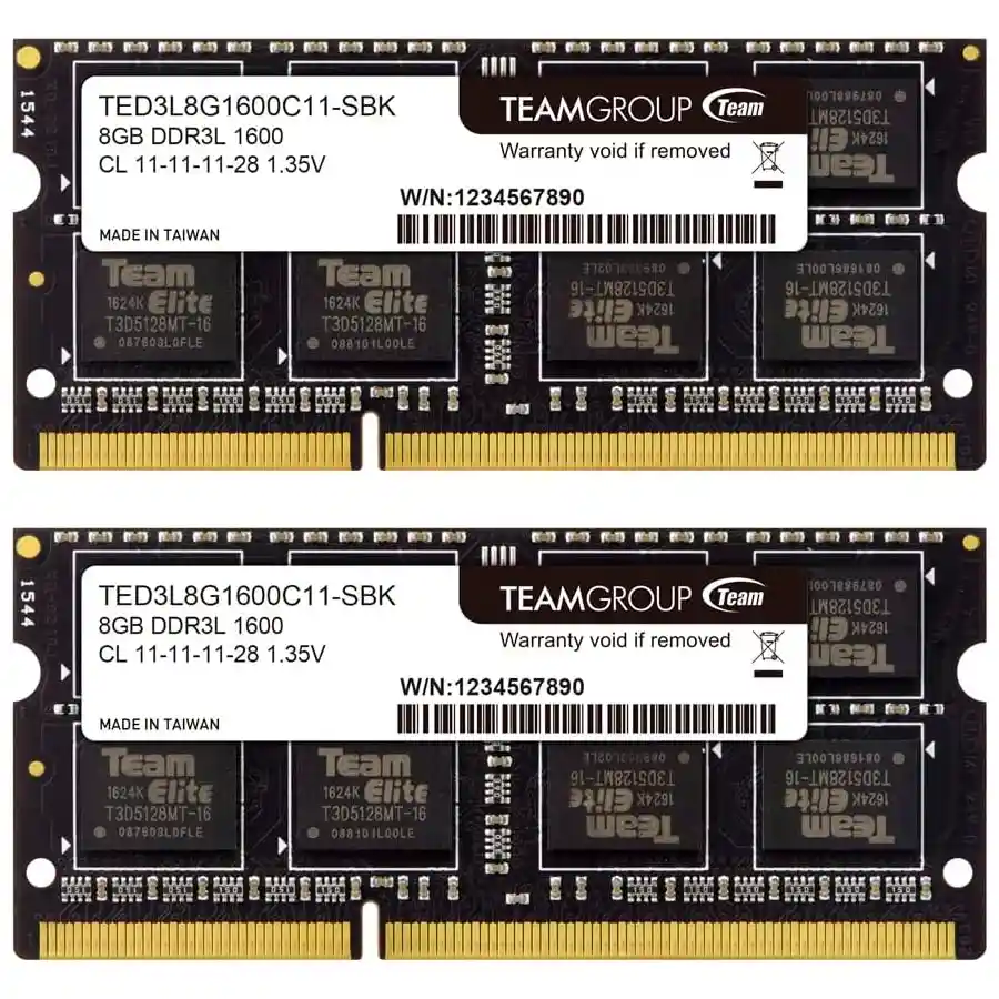 Kit Memoria Ram Laptop Ddr3 16gb 1600mhz Teamgroup Elite