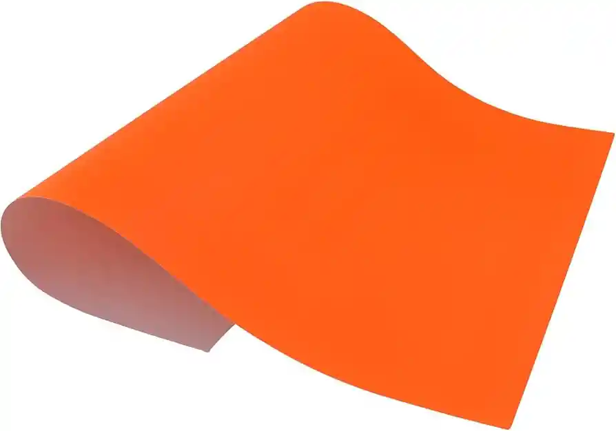 Cartulina Medio Pliego Naranja Neon Fluorescente