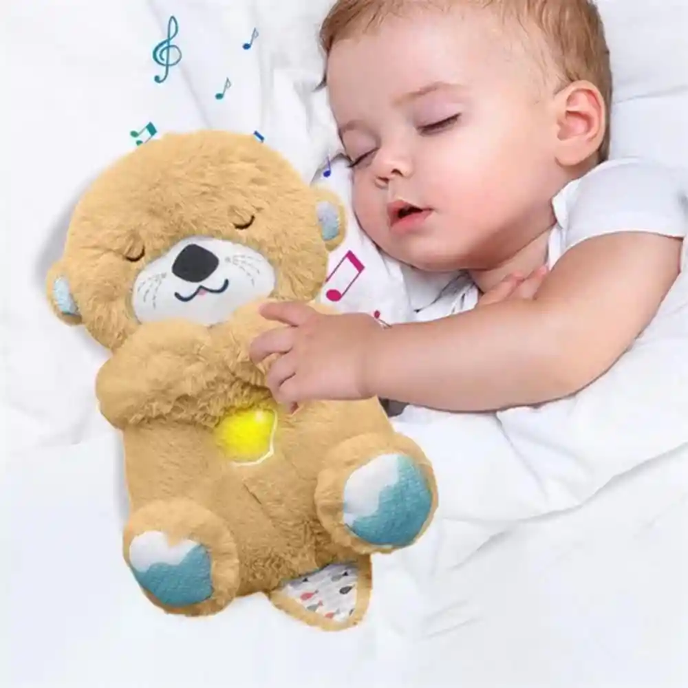 Nutria Peluche Que Respira Luz Musical