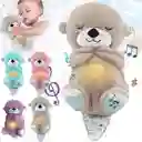 Nutria Peluche Que Respira Luz Musical