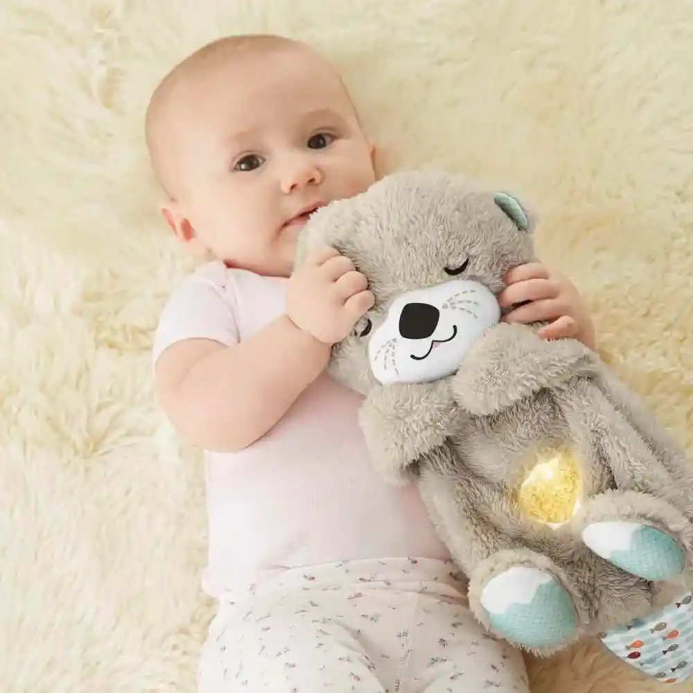 Nutria Peluche Que Respira Luz Musical