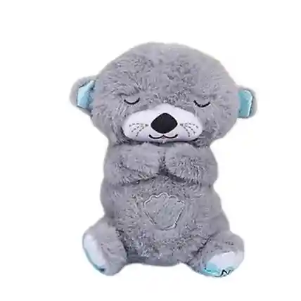 Nutria Peluche Que Respira Luz Musical