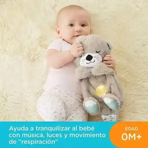 Nutria Peluche Que Respira Luz Musical