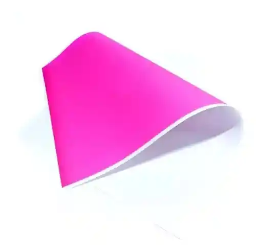 Cartulina Medio Pliego Fucsia Neon Fluorescente