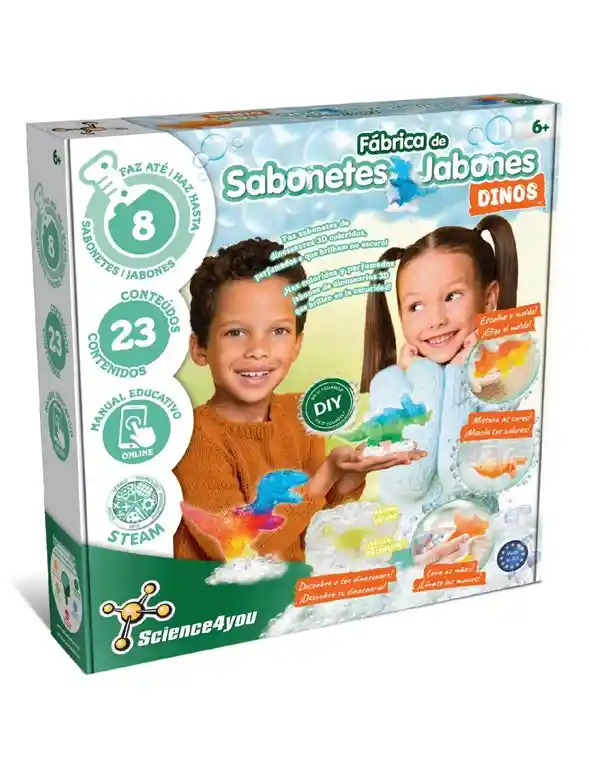 Fábrica De Jabones 3d Dinosaurios