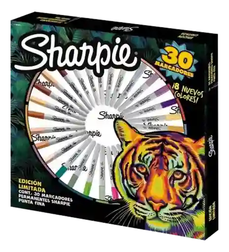 Marcadores Permanentes Ruleta Sharpie X 30 Colores