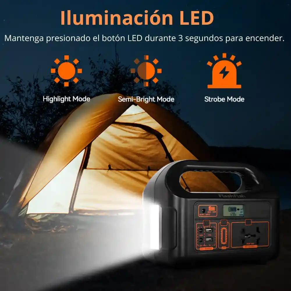 Bateria Estacion Energetica Solar Portátil 150w Multifunción