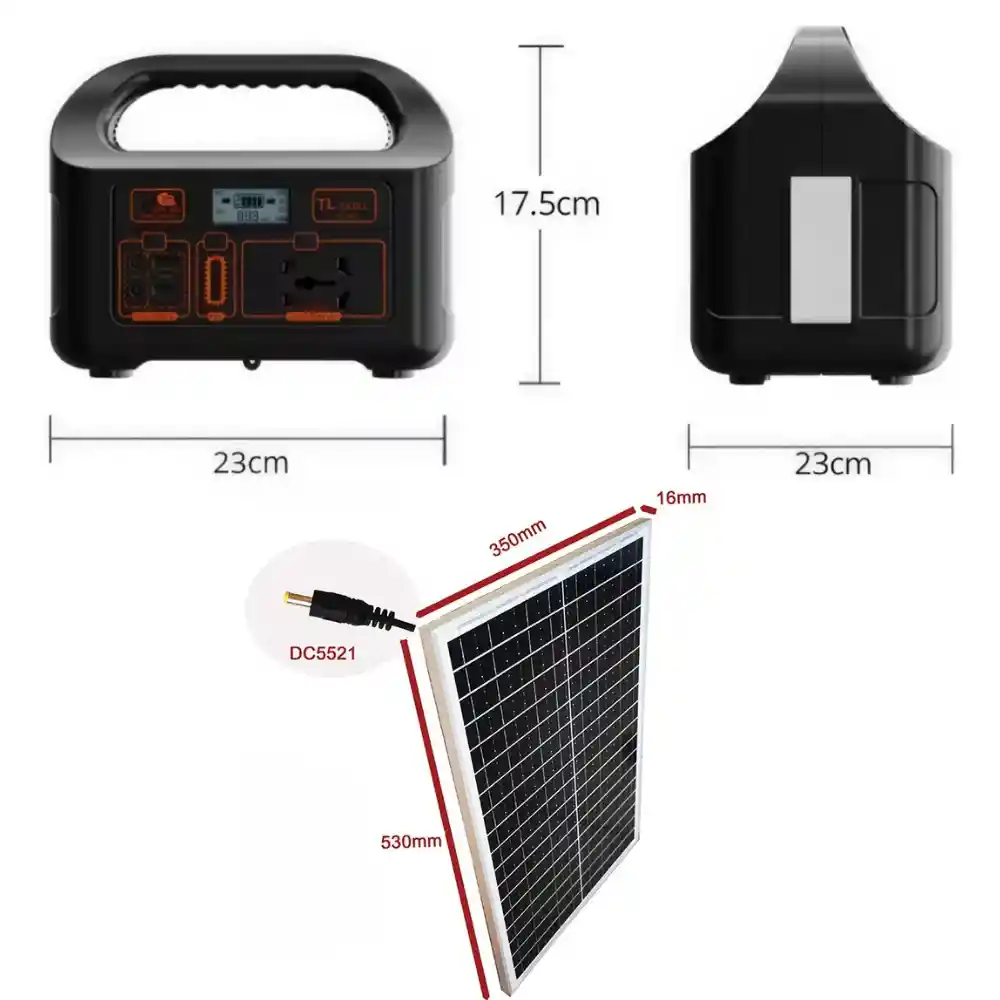 Bateria Estacion Energetica Solar Portátil 150w Multifunción