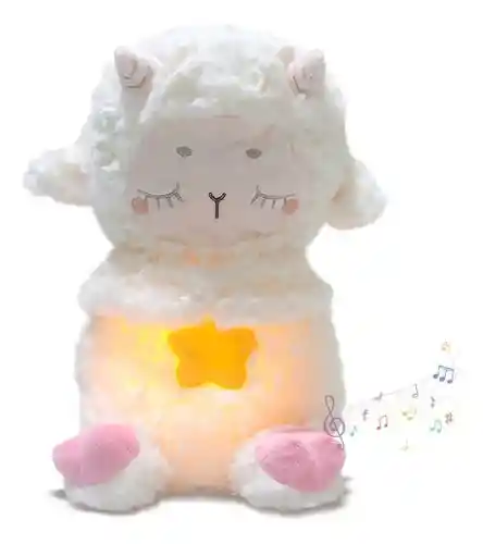 Peluche Oveja Que Respira Bebé Dormido Para La Ansiedad