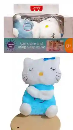 Peluche Que Respira Sonido Relajante Hello Kitty Gato