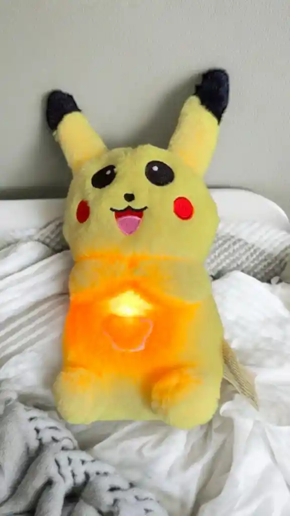 Peluche Que Respira Sonido Relajante Picachu Y Winnie Pooh