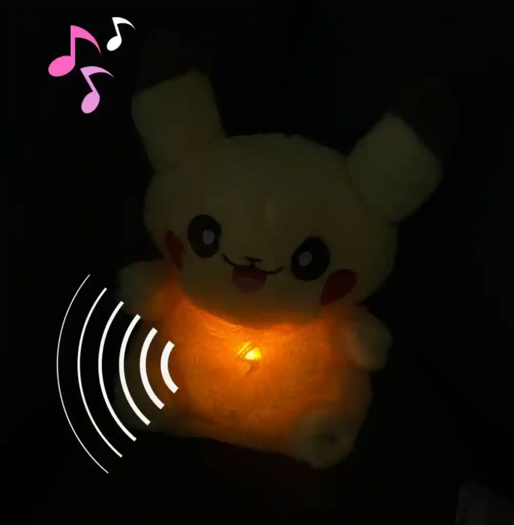 Peluche Que Respira Sonido Relajante Picachu Y Winnie Pooh