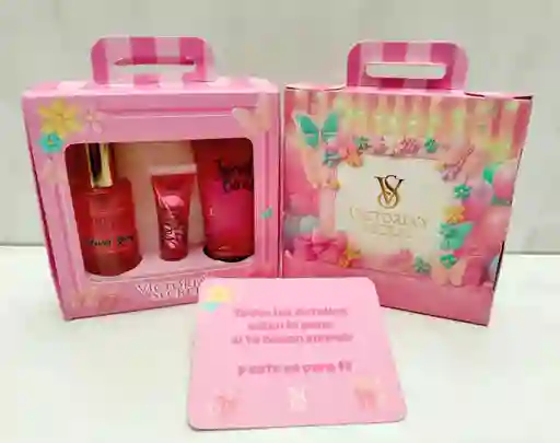 Estuche Regalo Victoria Secret Splash Y Crema +brillo + Tarejeta