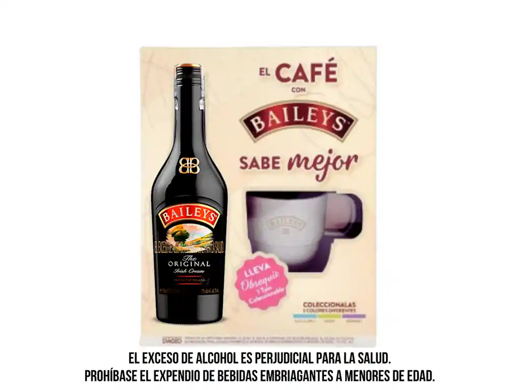 Pack Baileys 700ml Incluye Taza Coleccionable
