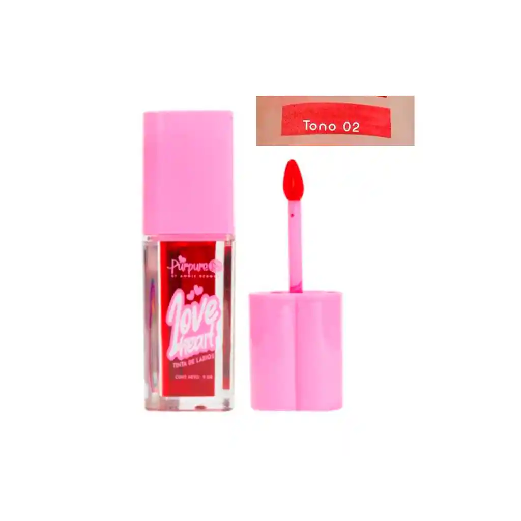 Tinta De Labios Love Heart Purure Tono 02