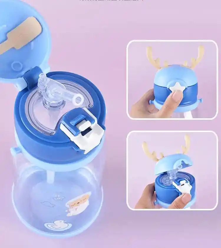 Botella Para Agua Importación Venado Amarillo 600ml