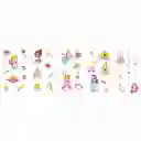 Stickers Para Uñas Y Tatuajes Princesas Set Creativo