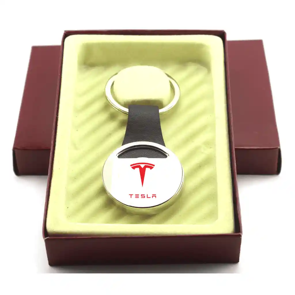 Llavero Tesla Metálico, De Lujo