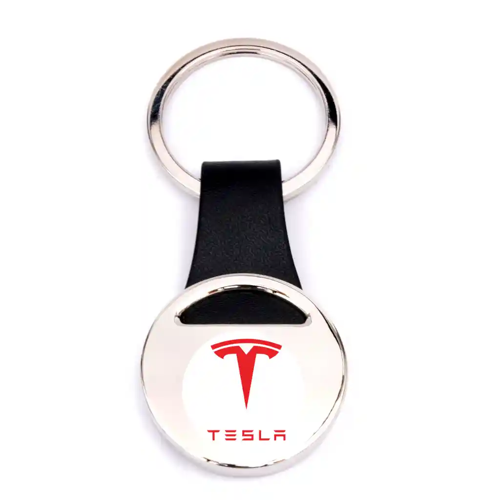 Llavero Tesla Metálico, De Lujo