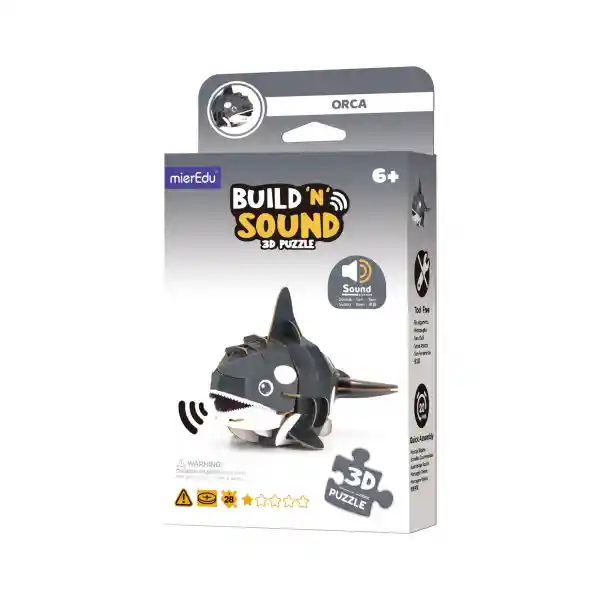 Rompecabezas 3d Orca Con Sonido
