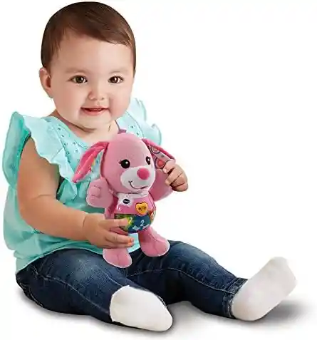 Juguete Interactivo Bebé Peluche Perrita Luces Sonido Tvech